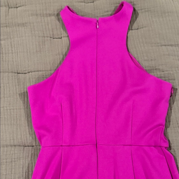 NWT INC International Concepts Fuchsia Pink Halter Mini Dress - Size 2 - Picture 5 of 8
